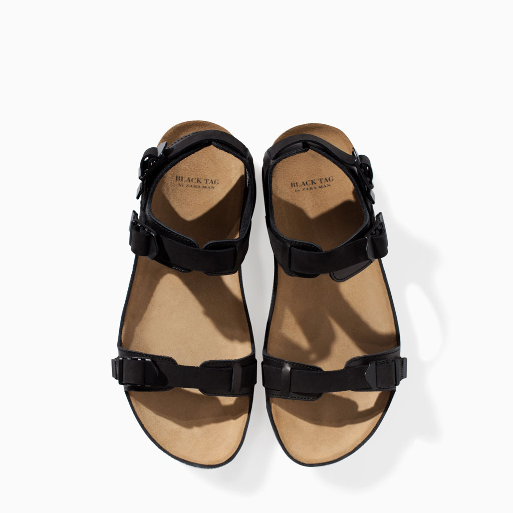 zara mens slides